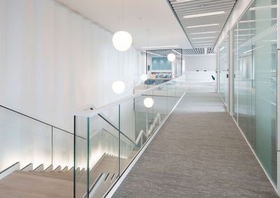 Modern Office Glasgow – Formed MDF panelling