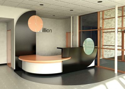 leisure centre reception desk